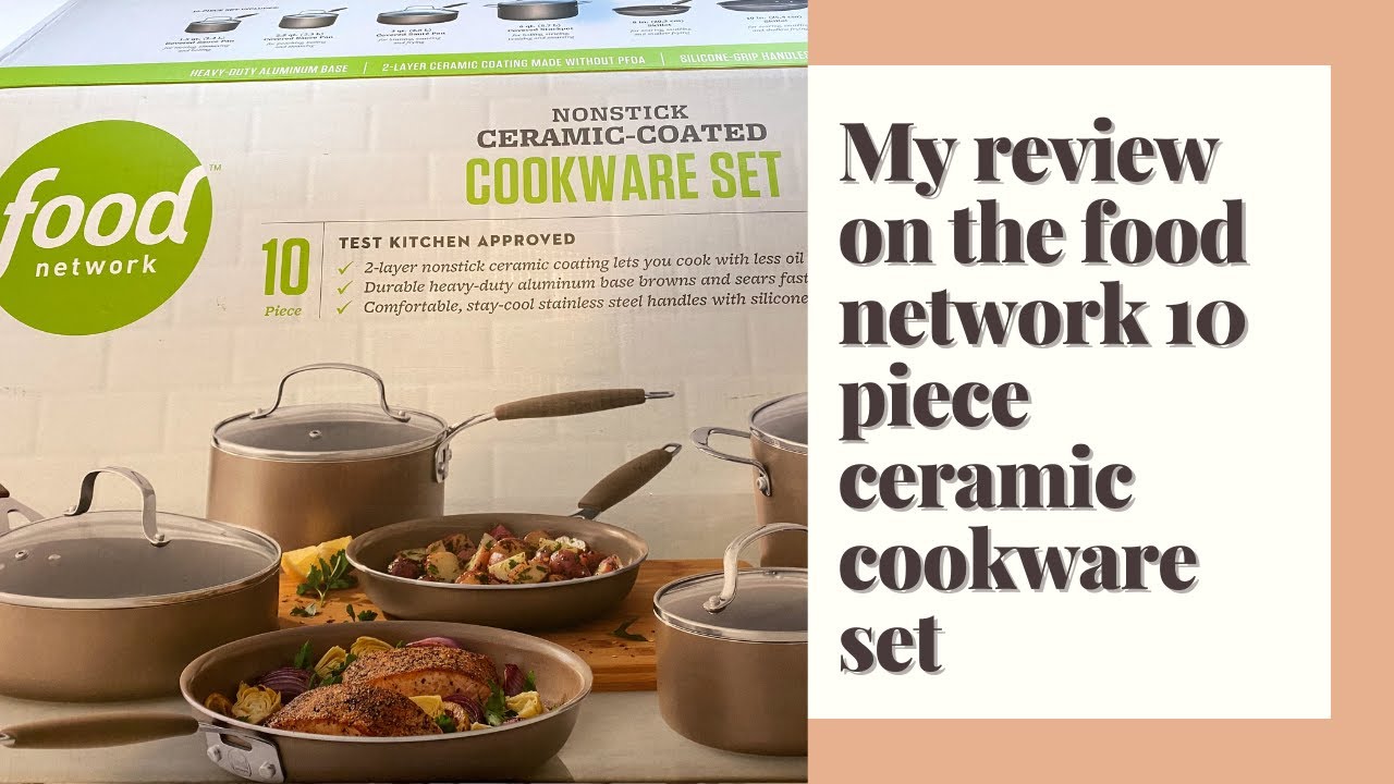 Food Network 10-Pc. Textured Titanium Nonstick Cookware Set Reviews