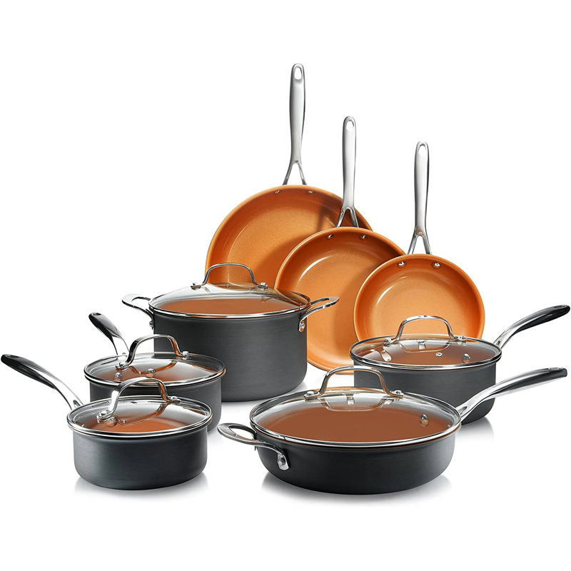 Gotham Steel Pro Hard Anodized 13-Piece Cookware Set Reviews