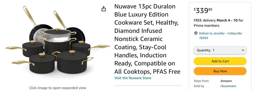 Nuwave Cookware Reviews