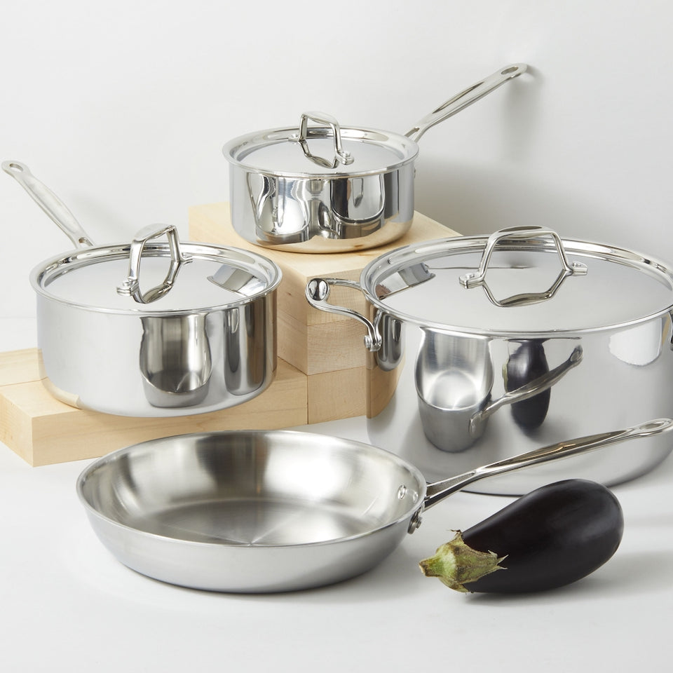 7 Piece Stainless Steel Cookware Set