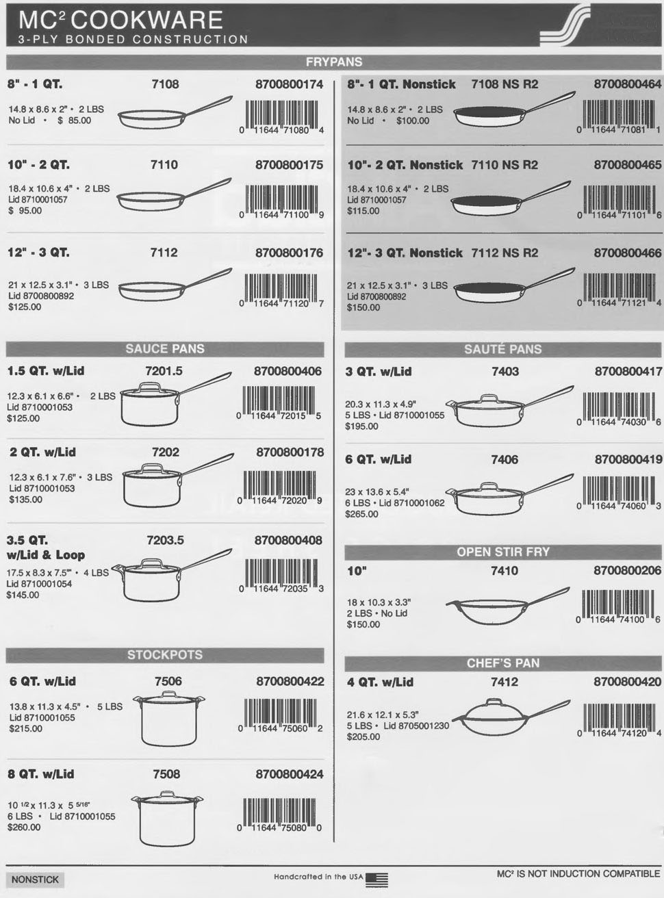 All Clad Master Chef Cookware