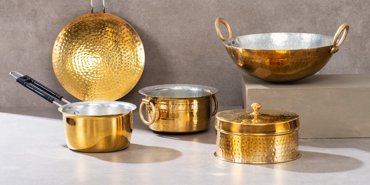 Brass Cookware Set