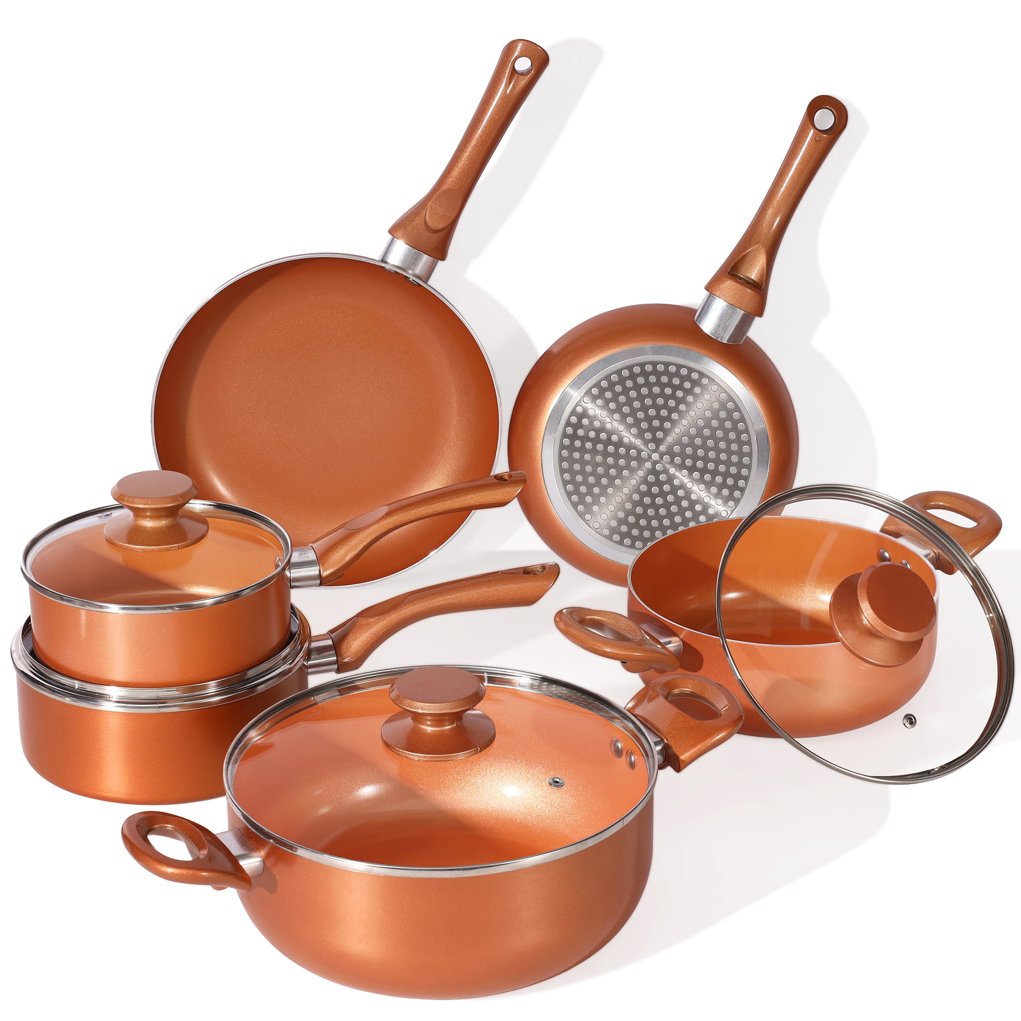 Copper Ceramic Cookware