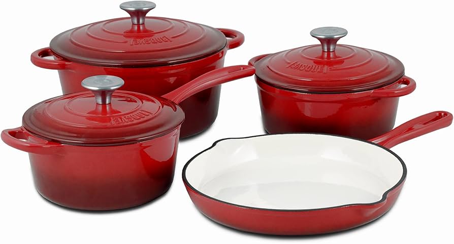 Enameled Cast Iron Cookware Sets