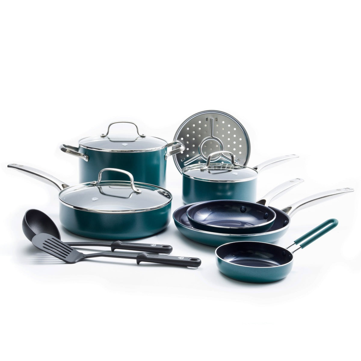 Green Colored Cookware Sets