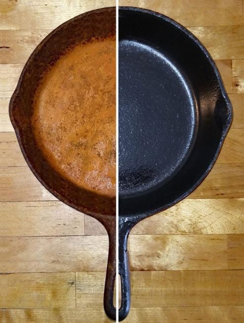How to Clean Old Cast Iron Cookware