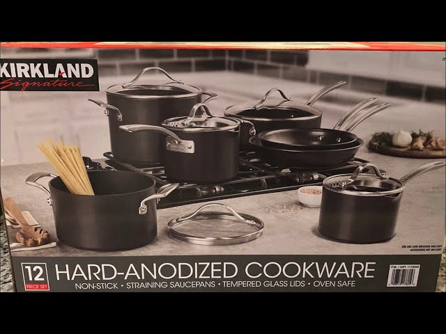Kirkland Signature 12 Piece Hard Anodized Cookware Set Reviews