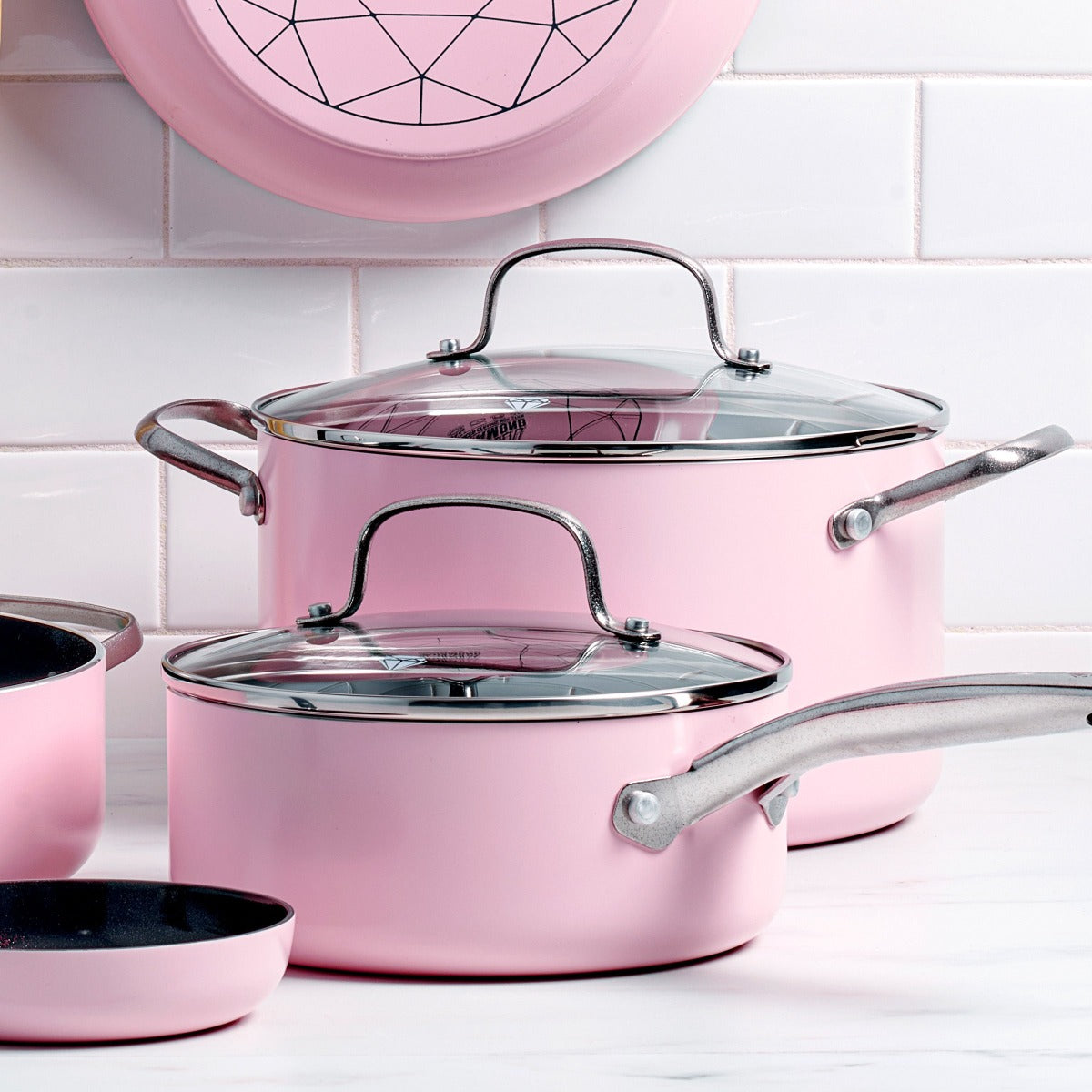 Pink Cookware Sets