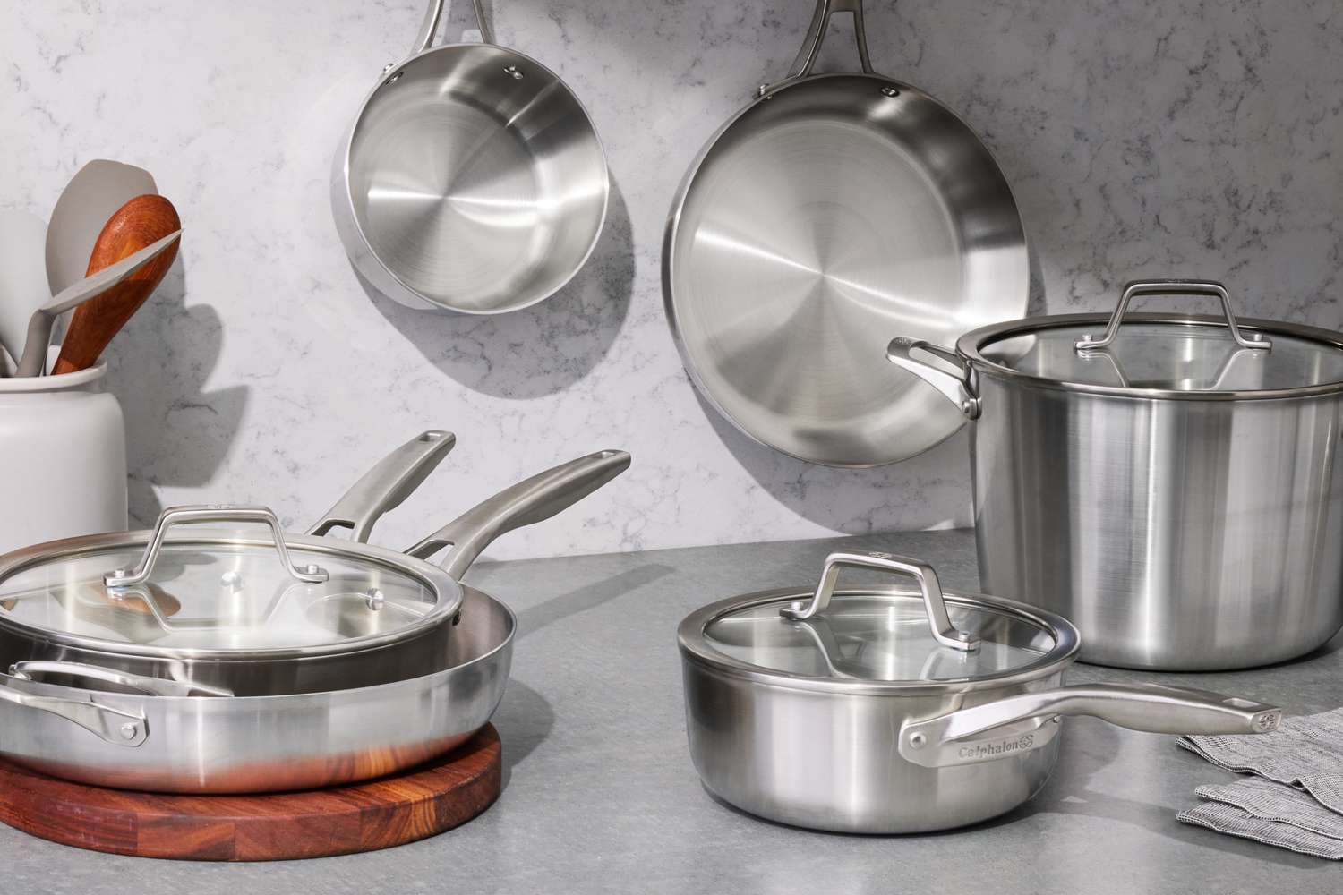 Stackable Stainless Steel Cookware