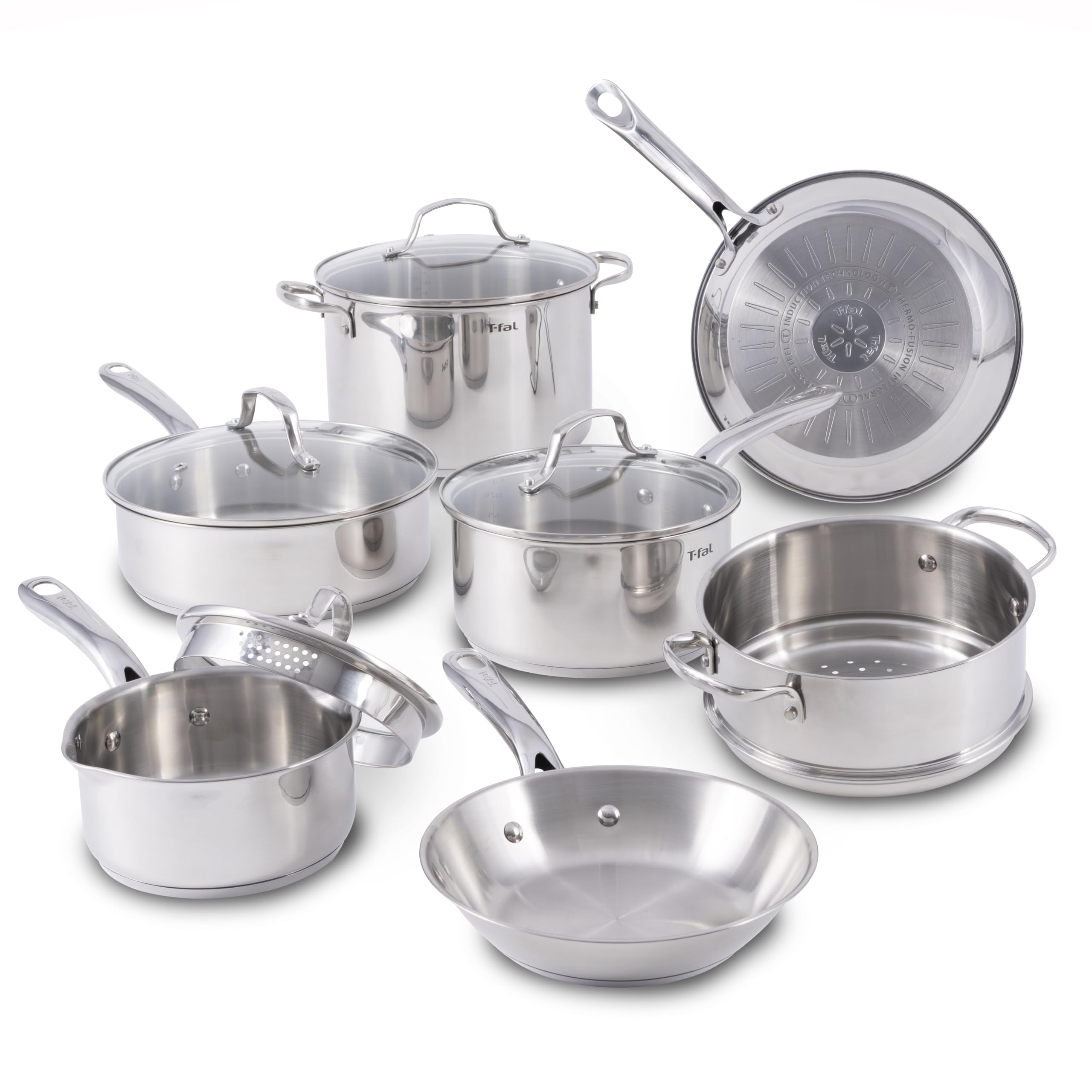 T Fal Cookware Stainless Steel