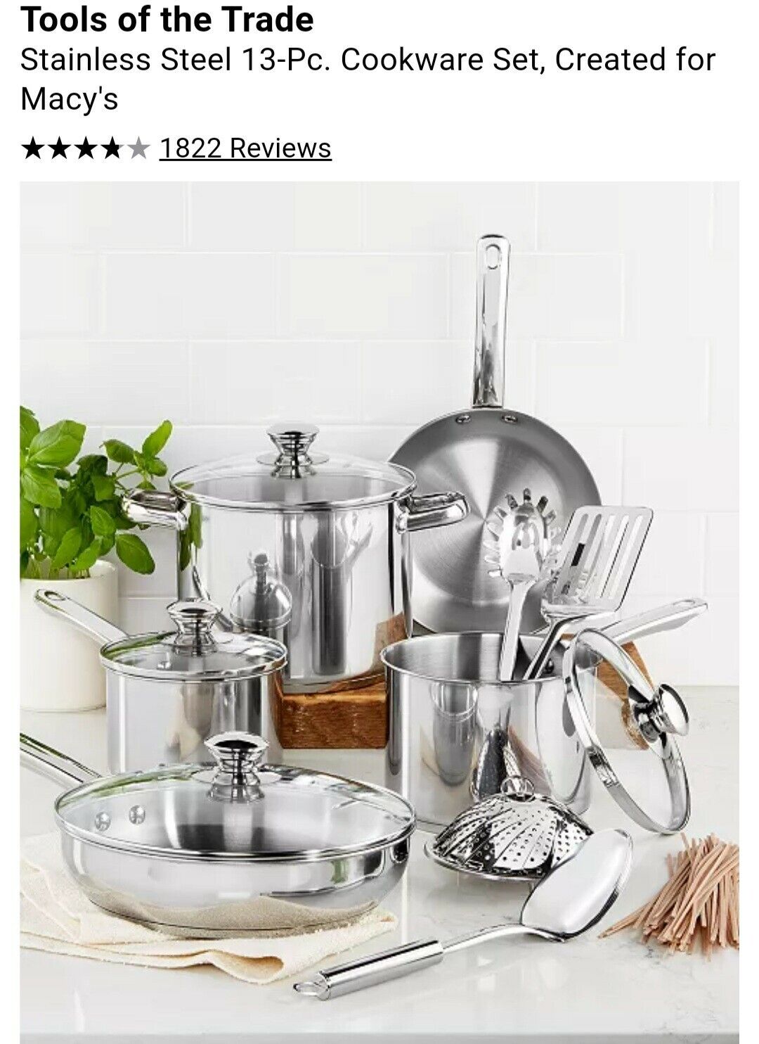 Tools of the Trade Reviews Cookware