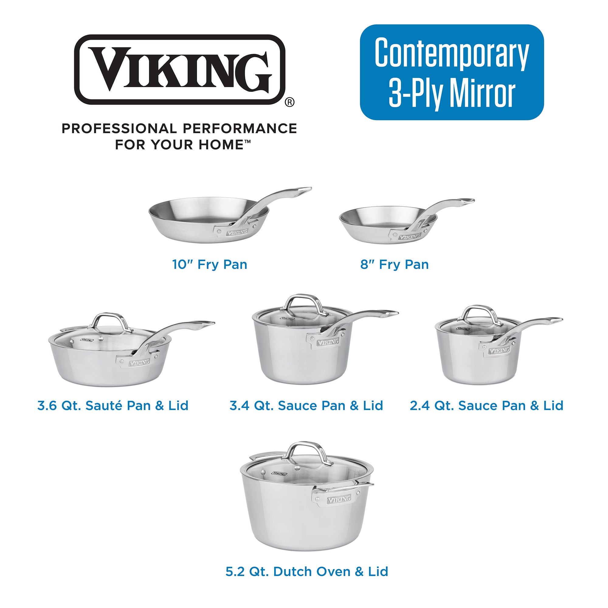 Viking 10 Piece Cookware Set