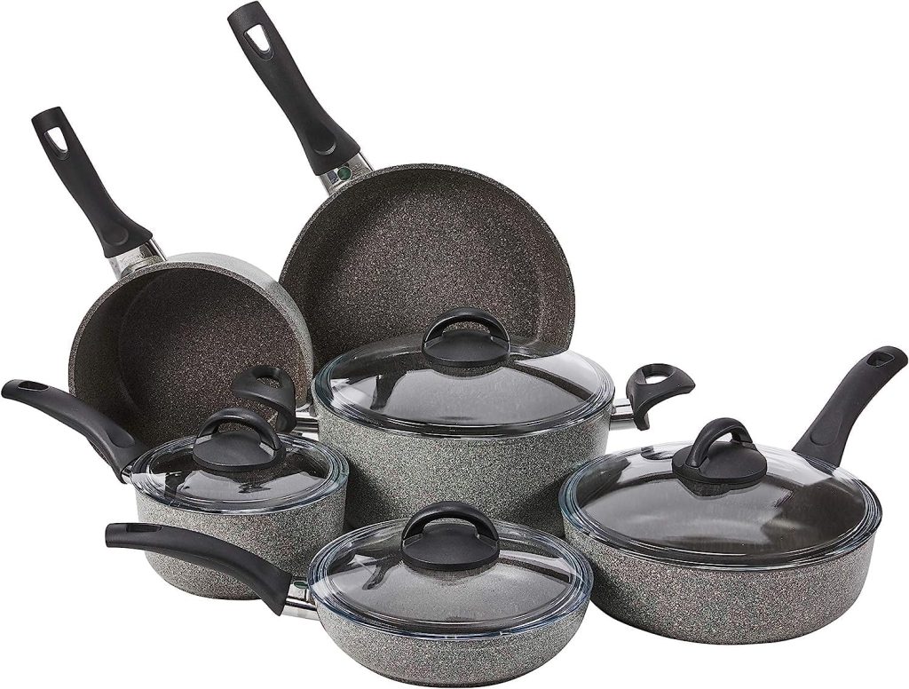 Ballarini Parma Aluminum Nonstick 10-Piece Cookware Set