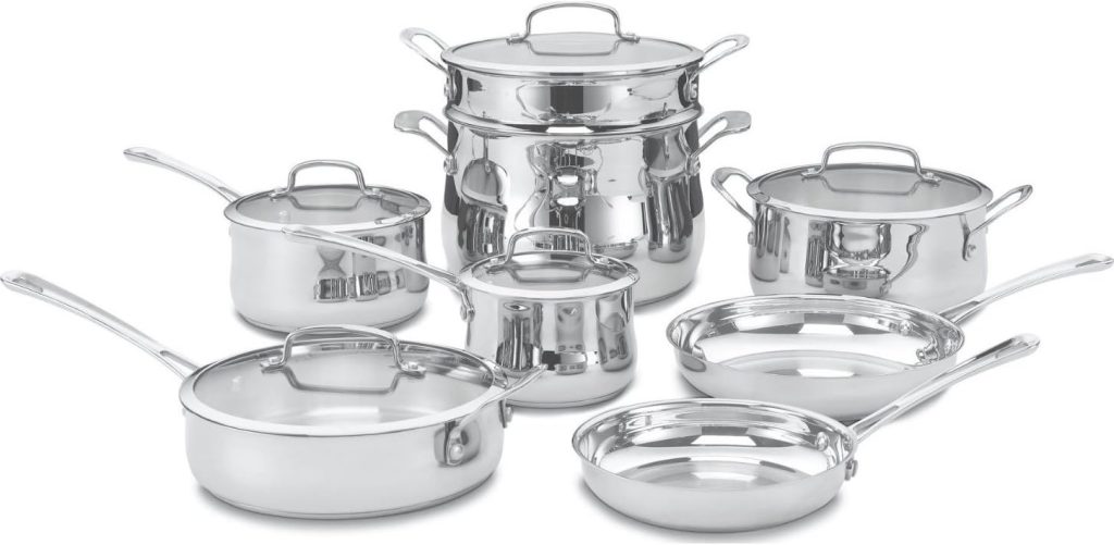 Cuisinart Contour Stainless 13-Piece Cookware Set