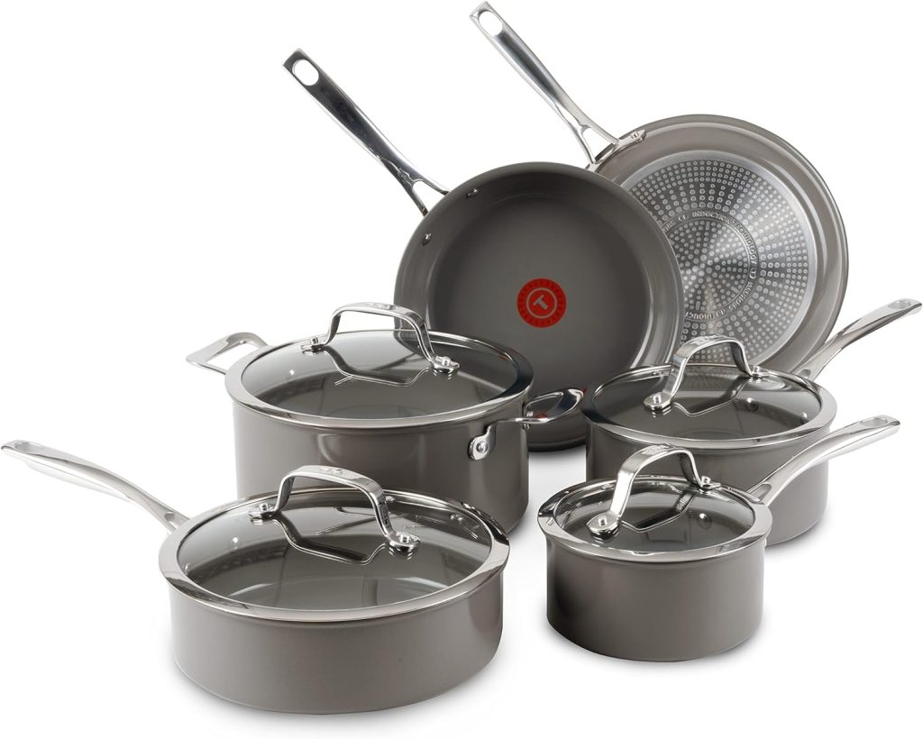T-Fal Excellence Reserve Unbox  10-Pc Set