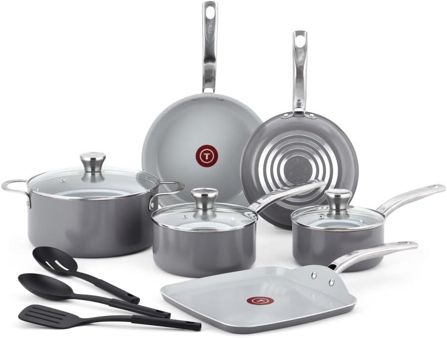 Tasty Ceramic Titanium-Reinforced Non-Stick Cookware Set