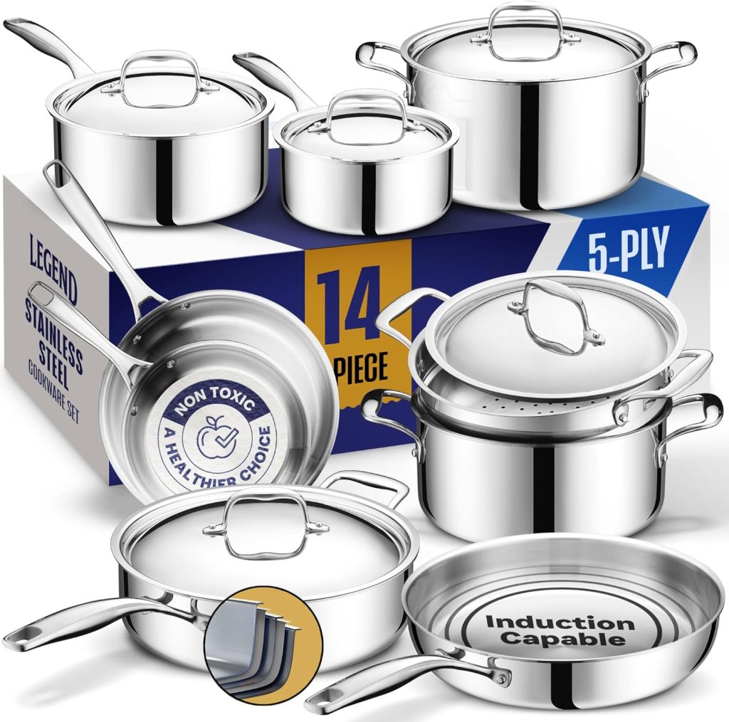 LEGEND COOKWARE Stainless Steel Cookware Set Review
