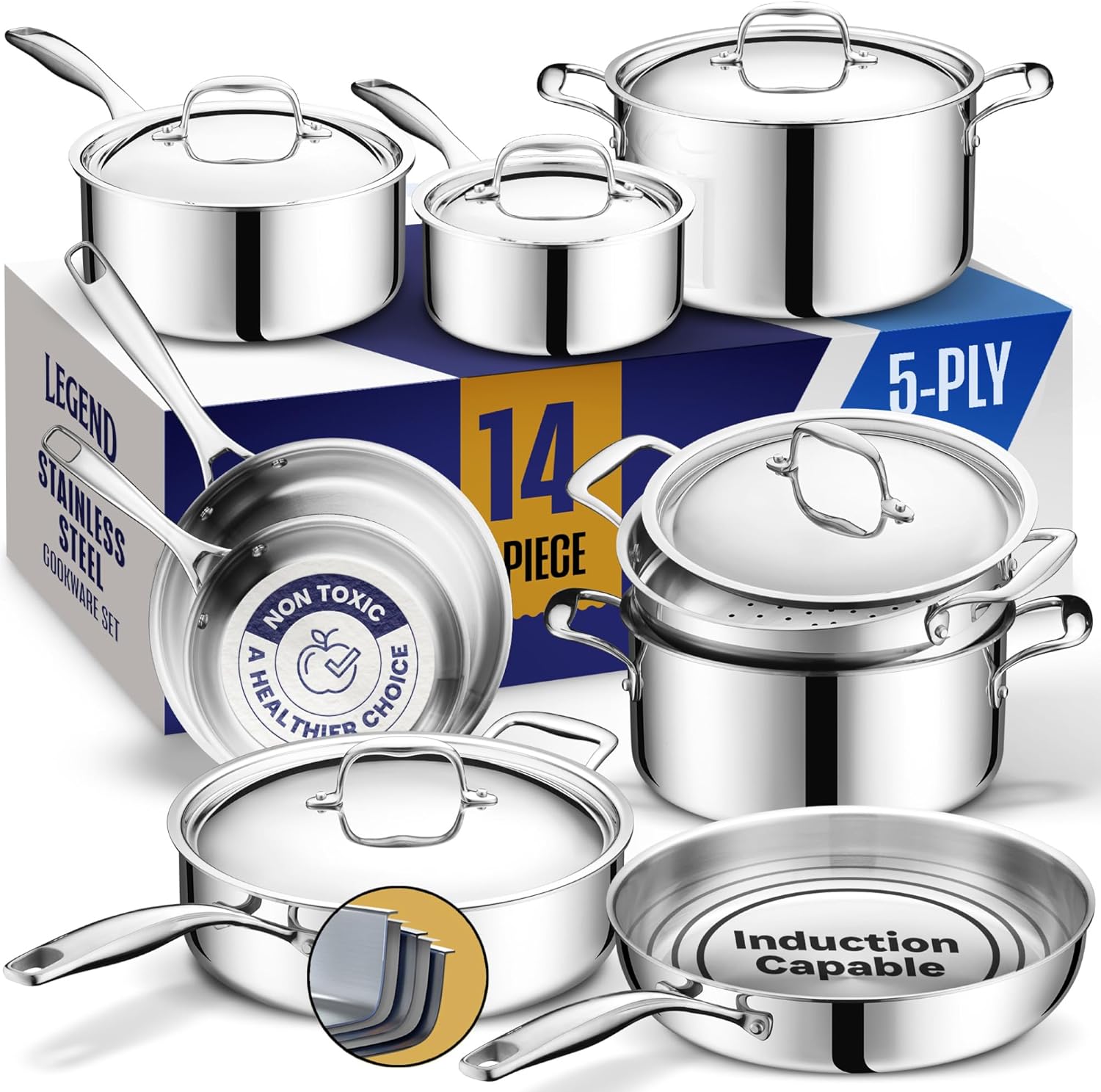LEGEND COOKWARE Stainless Steel Cookware Set Review