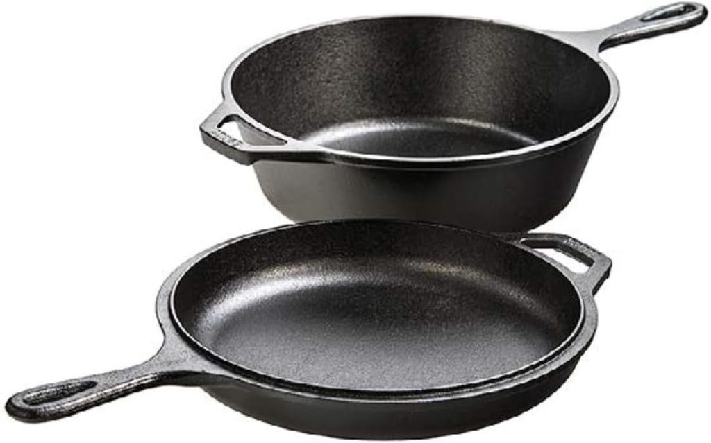 Lodge 2-in-1 Cast Iron Combo Cooker