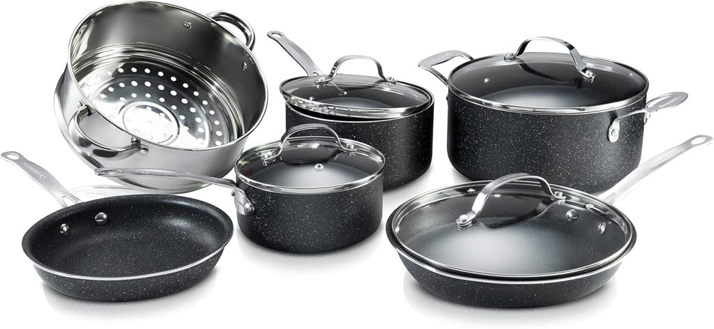 Granite Stone Diamond 10-Piece Nonstick Cookware Set