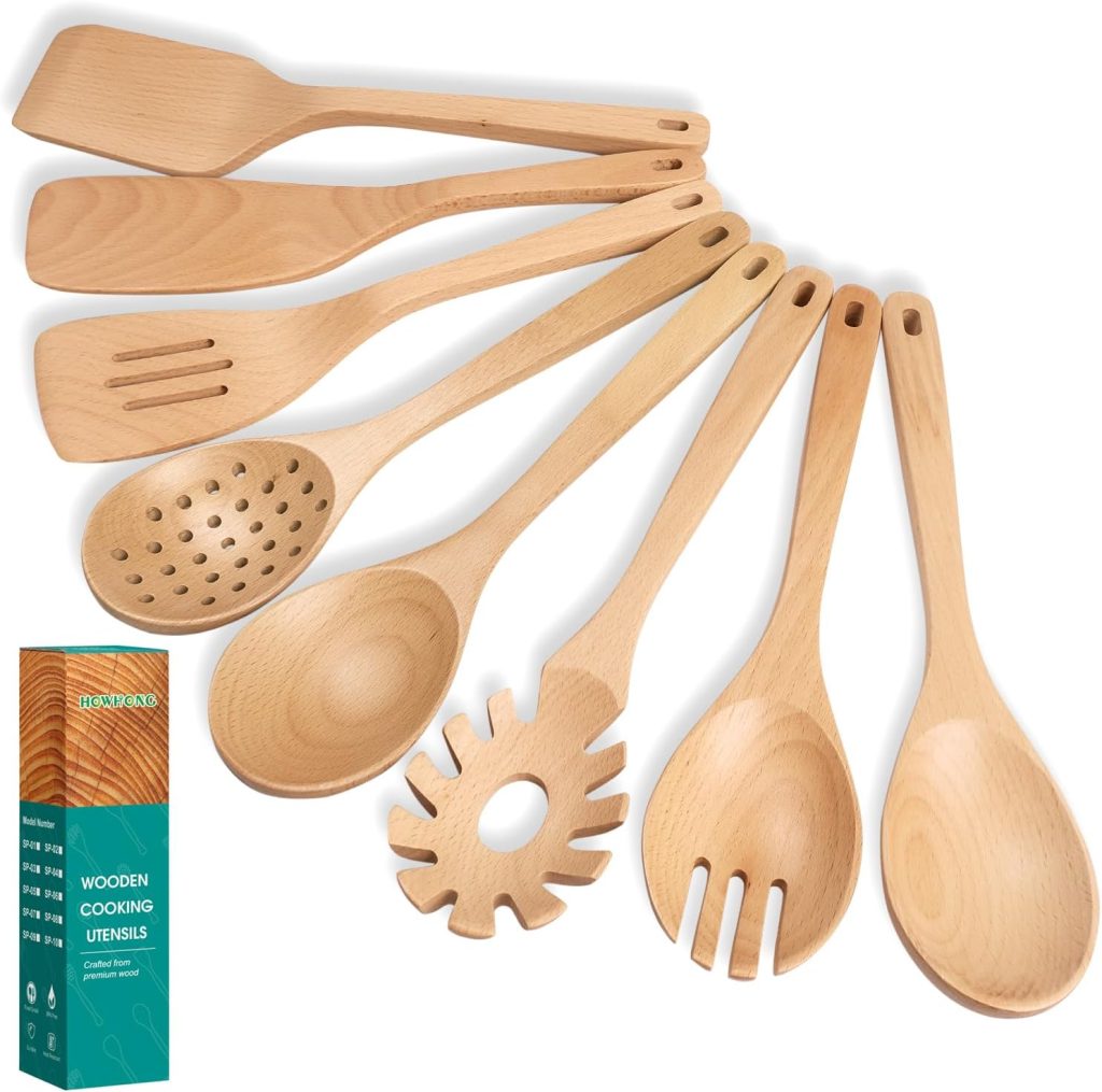 OXO Good Grips Wooden Spoon Set with Silicone Handles