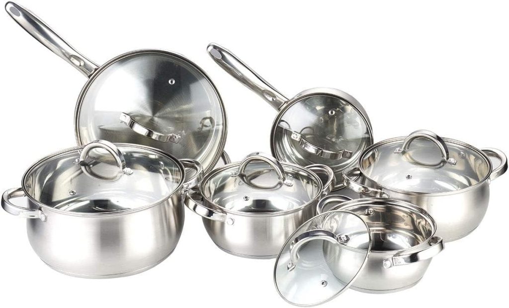 Stone & Beam Kitchen Essentials Stainless Steel 12-Piece Set