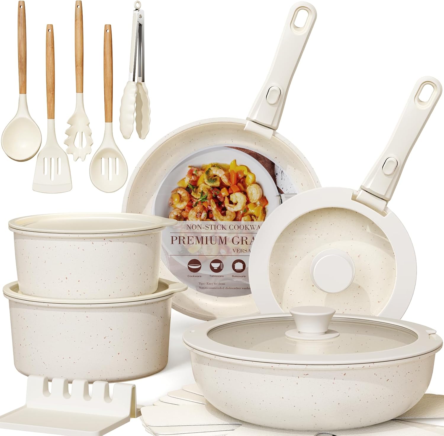Astercook 21 Pcs Pots and Pans Set Non Stick Review!