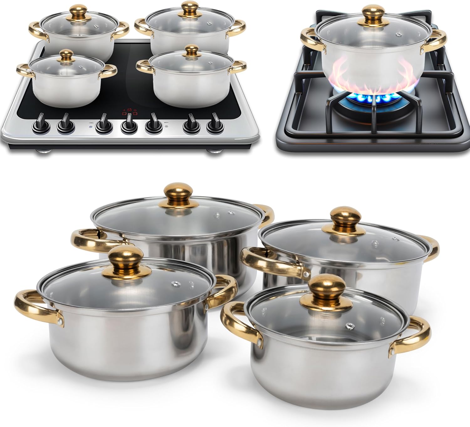 Bruntmor Stainless Steel Cookware Set Review: A Comprehensive Analysis!