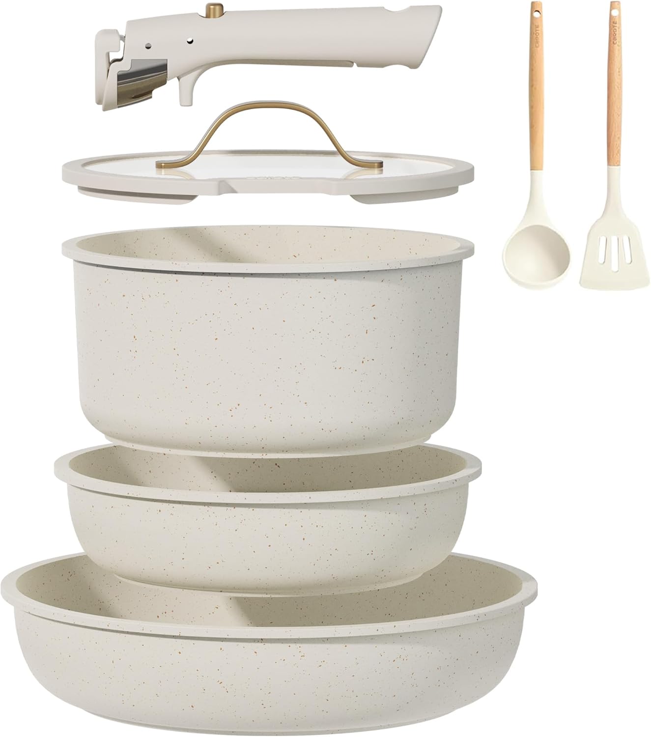 CAROTE 19pcs Pots and Pans Set Non Stick Review!