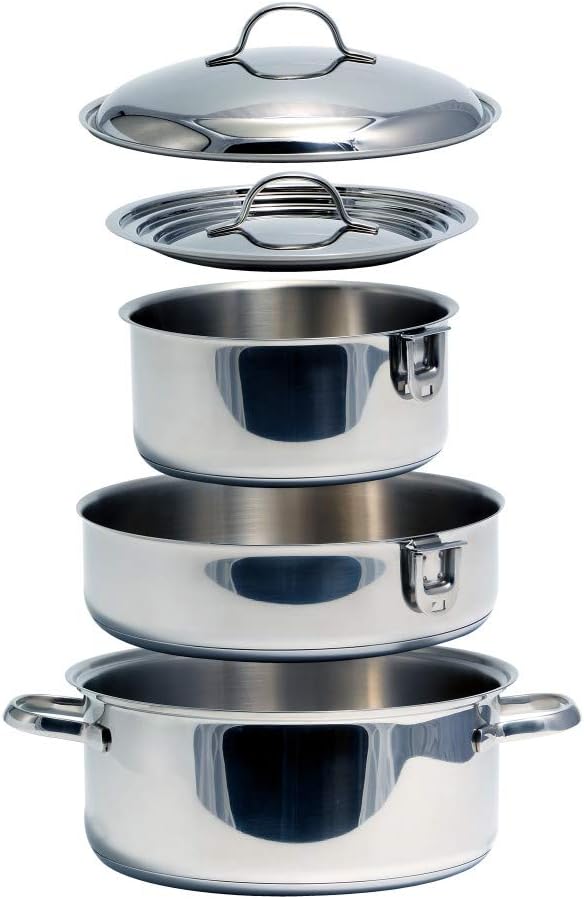 Camco Stainless Steel Nesting Cookware Set