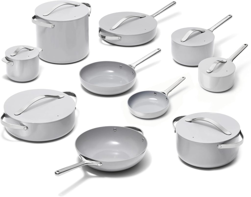 Caraway Ceramic Non-Stick Cookware Set