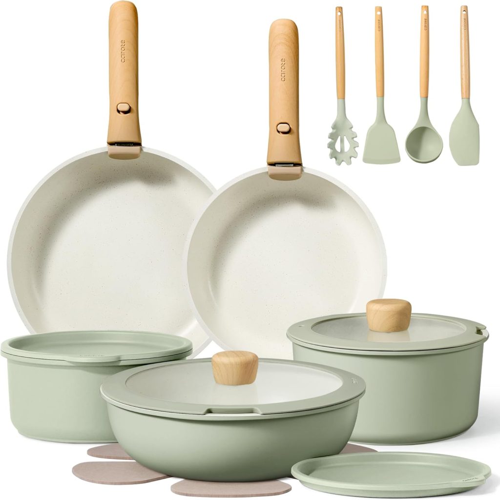 Carote 11-Piece Nonstick Cookware Set