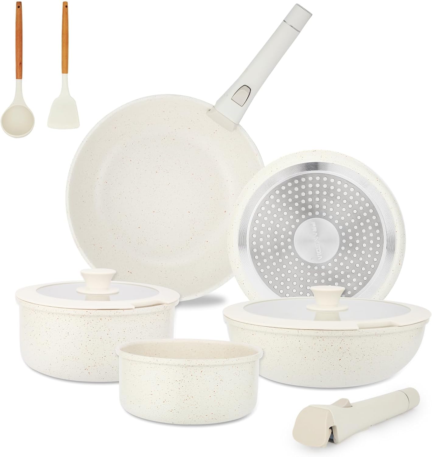 16PCS Pots and Pans with Removable Handles Review: A Game-Changer for Modern Kitchens and RV Living!