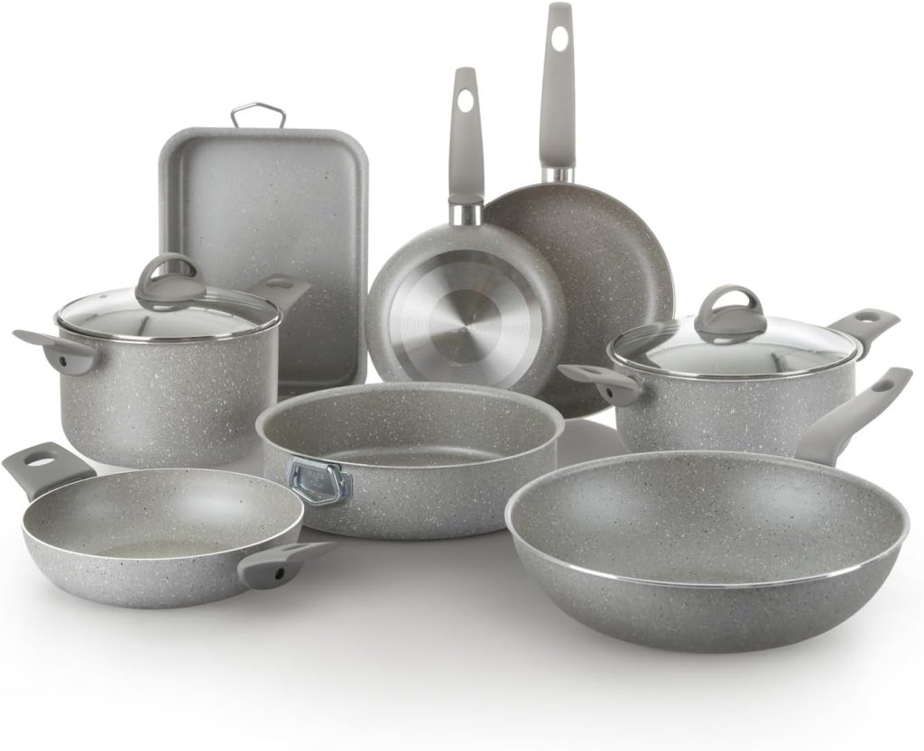 COOKLOVER 10-Piece Granite Stone Cookware Set