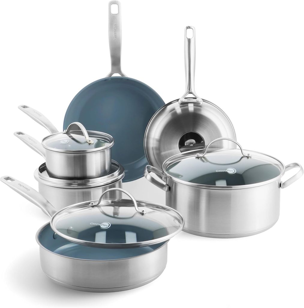 GreenPan 10 Piece Stainless Steel Cookware Set Review