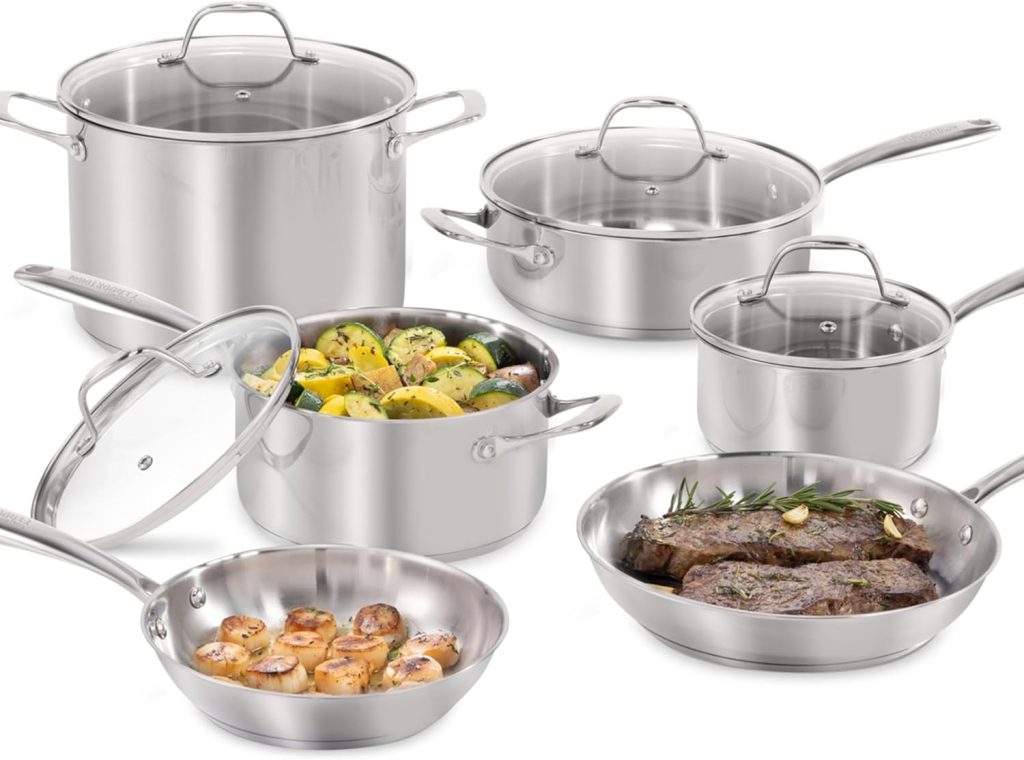 Guy Fieri’s Flavortown 10-Piece Stainless Steel Cookware Set Review