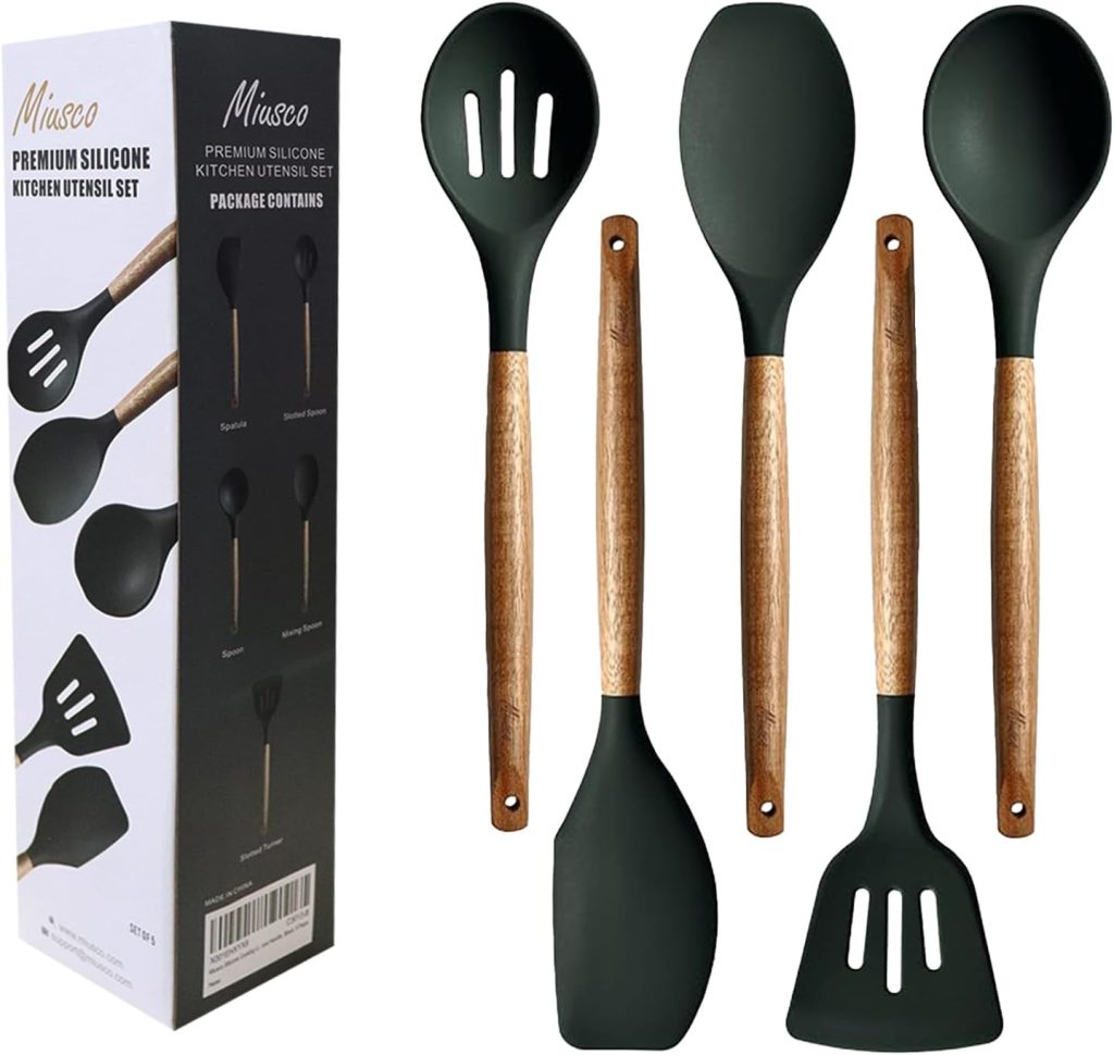 MIUSCO Silicone Cooking Utensil Set