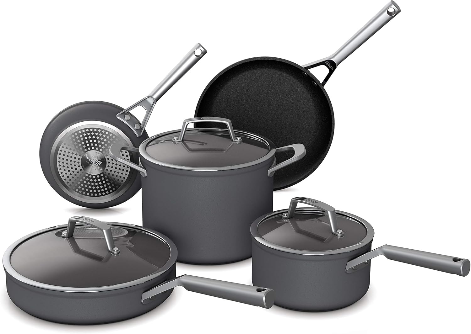 Ninja C38000 Foodi NeverStick Premium 8-Piece Cookware Set Review!