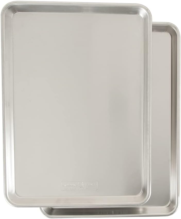 Nordic Ware Natural Aluminum Commercial Baker’s Half Sheet (2-Pack)