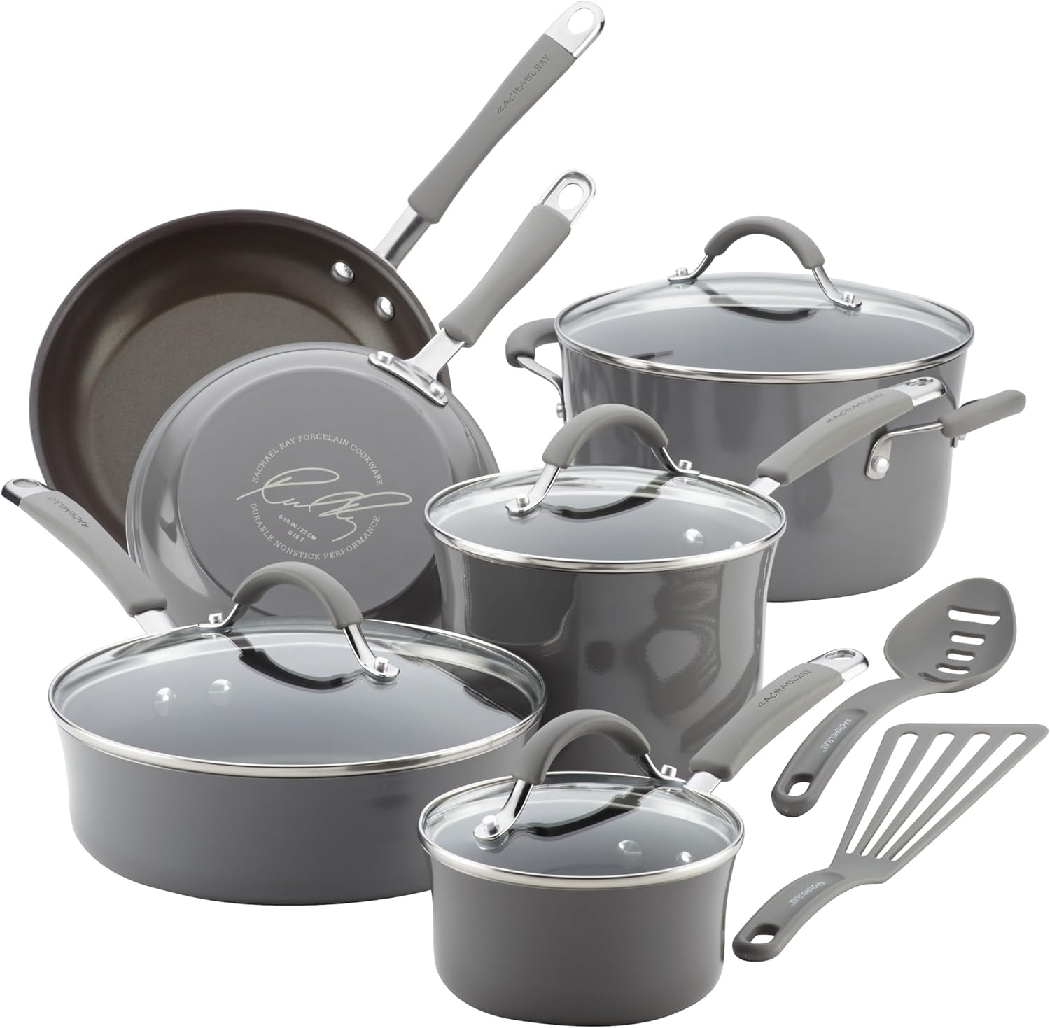 Rachael Ray Cucina Nonstick Cookware Pots and Pans Set Review!
