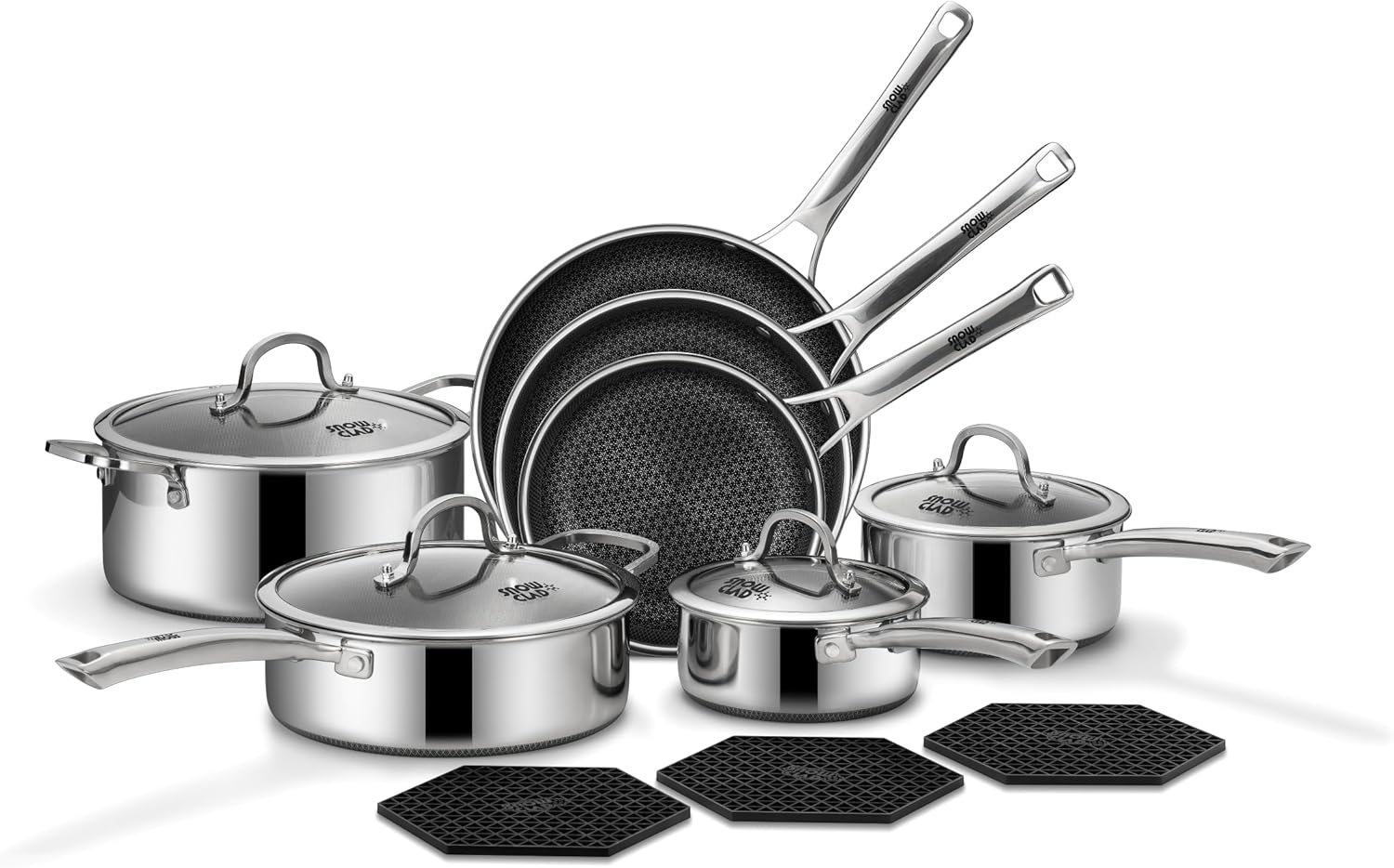 SNOWCLAD Pots and Pans Set Non Stick Review: The Hybrid Cookware Revolution for Everyday Chefs!