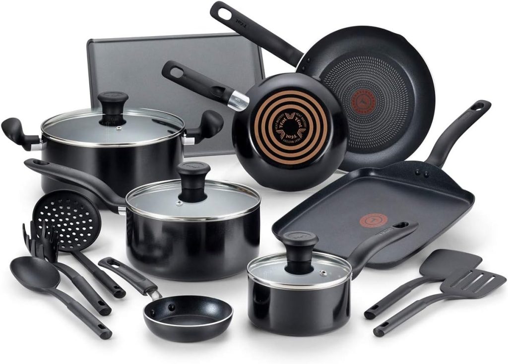 T-fal Culinaire Nonstick Cookware Set, 16 Piece