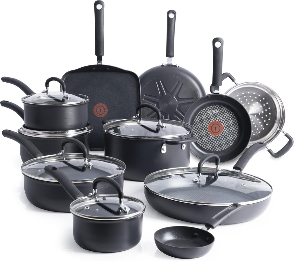 T-fal Ultimate Hard Anodized Nonstick 17-Piece Set