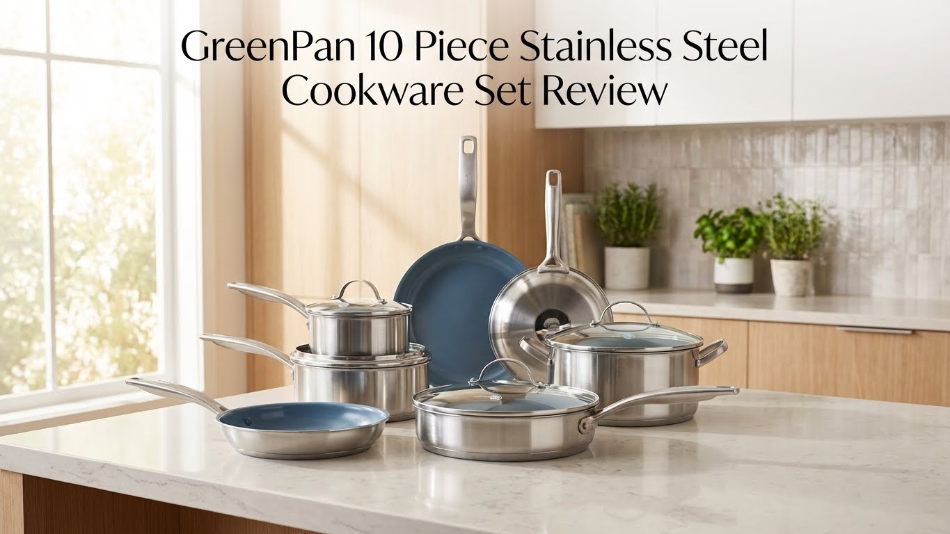 GreenPan 10 Piece Stainless Steel Cookware Set Review: Professional-Grade Performance Meets Everyday Versatility!