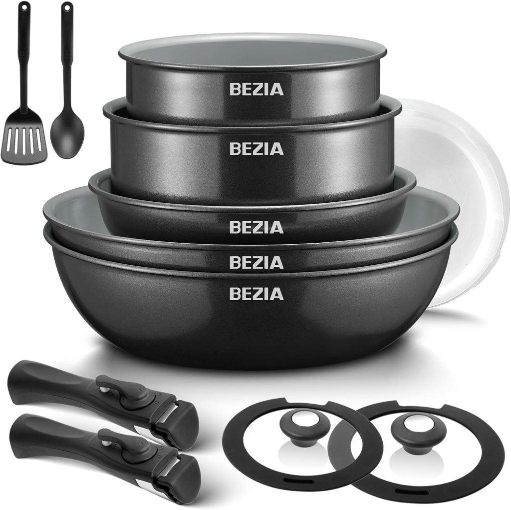 BEZIA Induction Cookware with Healthy Ceramic Coating Review