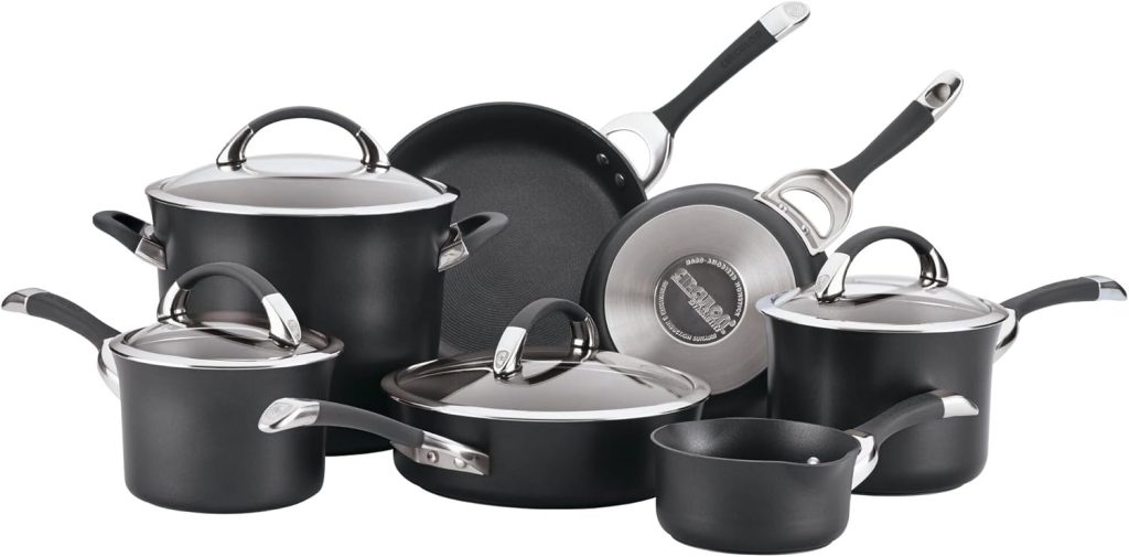 Circulon Symmetry Hard-Anodized Nonstick Cookware Set
