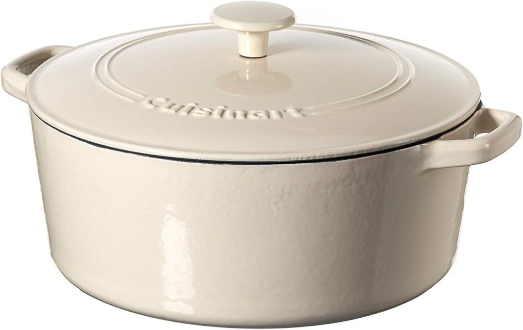 Cuisinart Chef’s Classic Enameled Cast Iron 7-Quart Round Covered Casserole