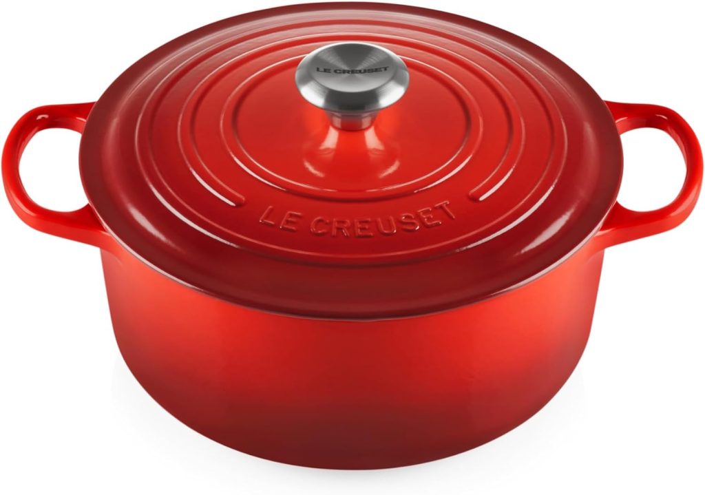 Le Creuset Signature Enameled Cast Iron Round Dutch Oven, 5.5 Quart