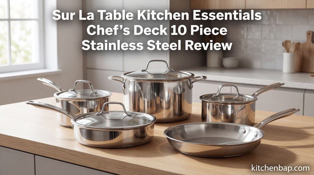 Sur La Table Kitchen Essentials Chef’s Deck 10 Piece Stainless Steel Review