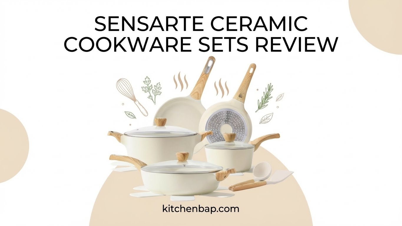 SENSARTE Ceramic Cookware Sets Review
